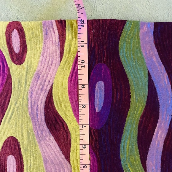 Rare & Retro Purple Swirl Pottery Barn Pillow Case - Picture 14 of 16